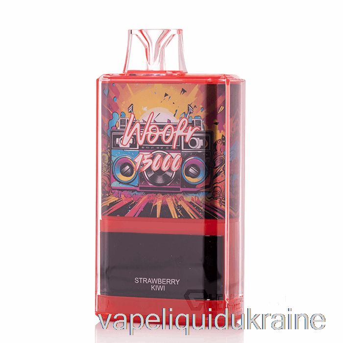 Vape Liquid Ukraine WOOFR 15000 Disposable Strawberry Kiwi